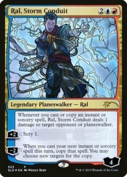 画像1: [FOIL] 嵐の伝導者、ラル/Ral, Storm Conduit [523] [SLD] (1)